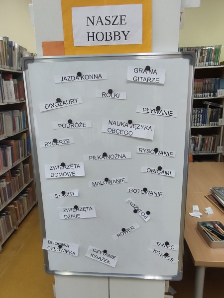  Od pasji do książki. - wizyta w Bibliotece Miejskiej.
