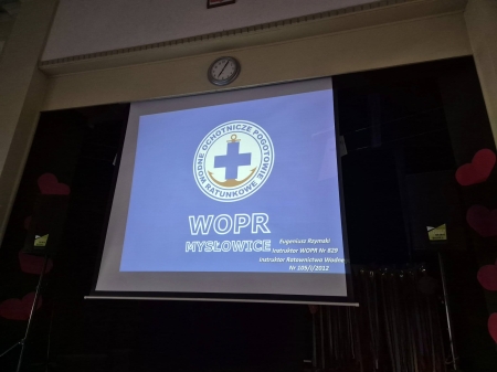 Prelekcjia zorganizowana przez WOPR Mysłowice na temat bezpieczeństwa nad wodą ...