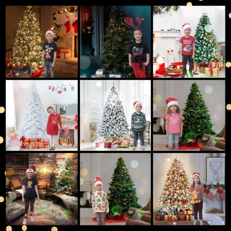 Zimowa sesja zdjęciowa uczniów świetlicy szkolnej 