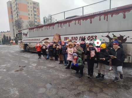 Czekoladowy autobus